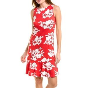 Tommy Bahama Red Floral Midi Dress